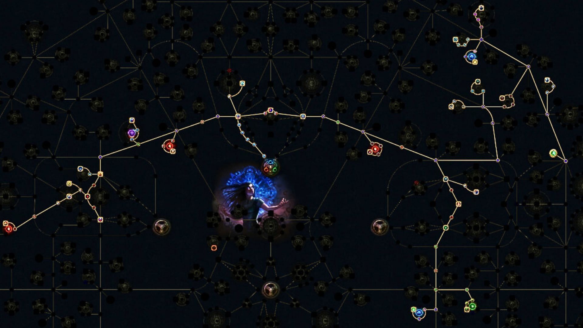 Cold DoT Elementalist Skill Tree (Image via Grinding Gear Games)