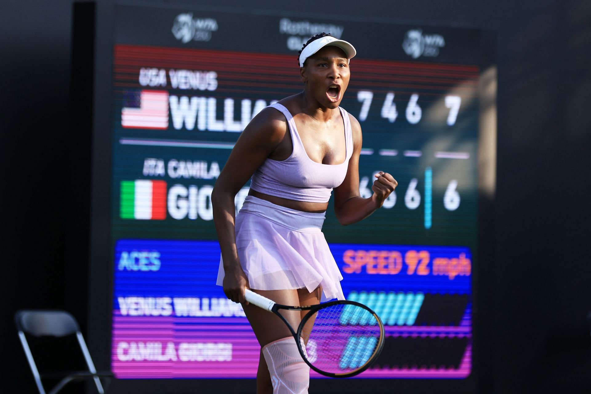Venus Williams at the 2023 Birmingham Classic