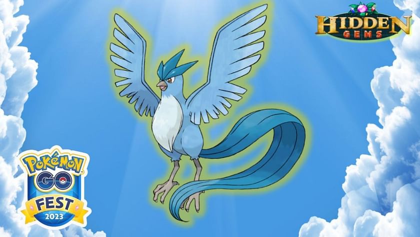 Articuno em Reides das Sombras 5 Estrelas no Pokémon GO
