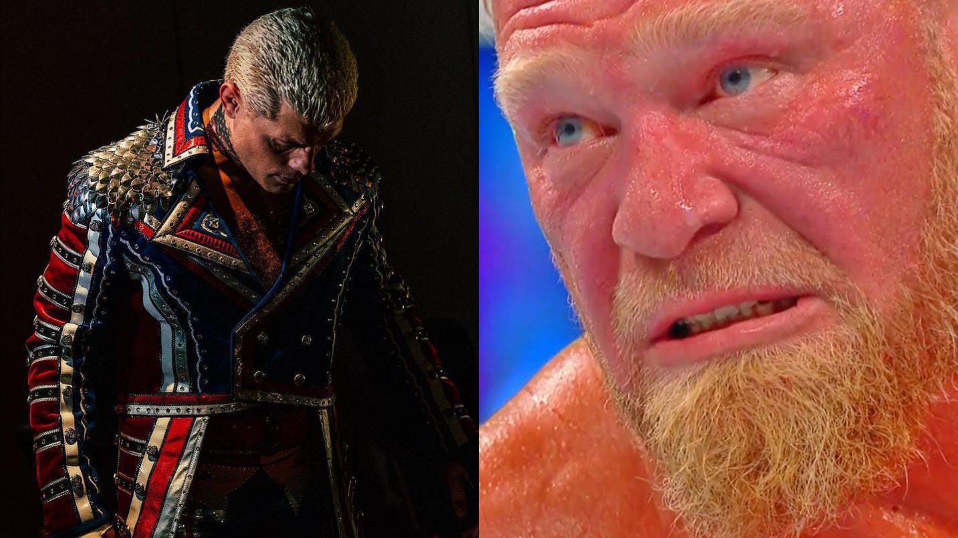 Cody Rhodes and Brock Lesnar will face each other at Summerslam