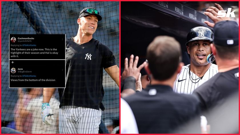 The New York Yankees are 9-20 since Aaron Judge and Giancarlo Stanton  walked out with Drake at his MSG show on July 23 : r/baseballcirclejerk