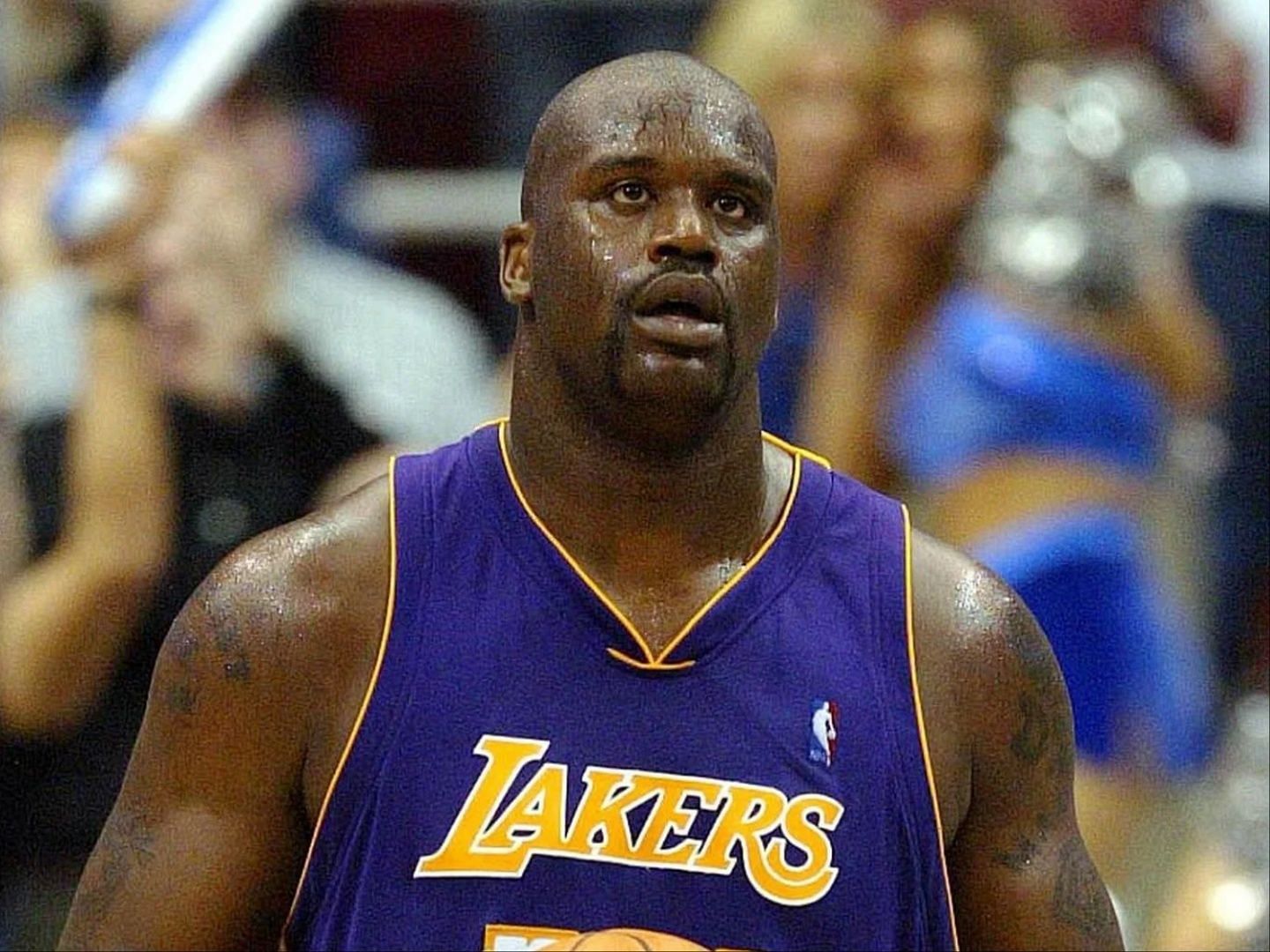 Shaquille O'Neal of the LA Lakers.