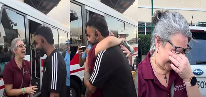 [WATCH] “Take a picture” - Virat Kohli meets Joshua Da Silva’s mother, exchanges a hug in a heartwarming moment