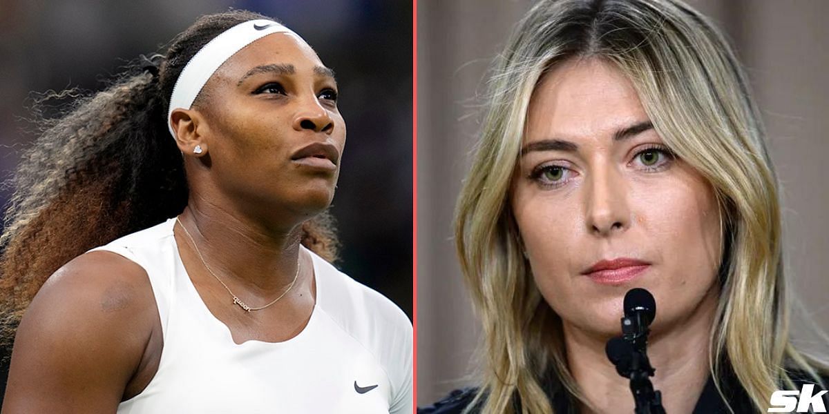 Serena Williams and Maria Sharapova 