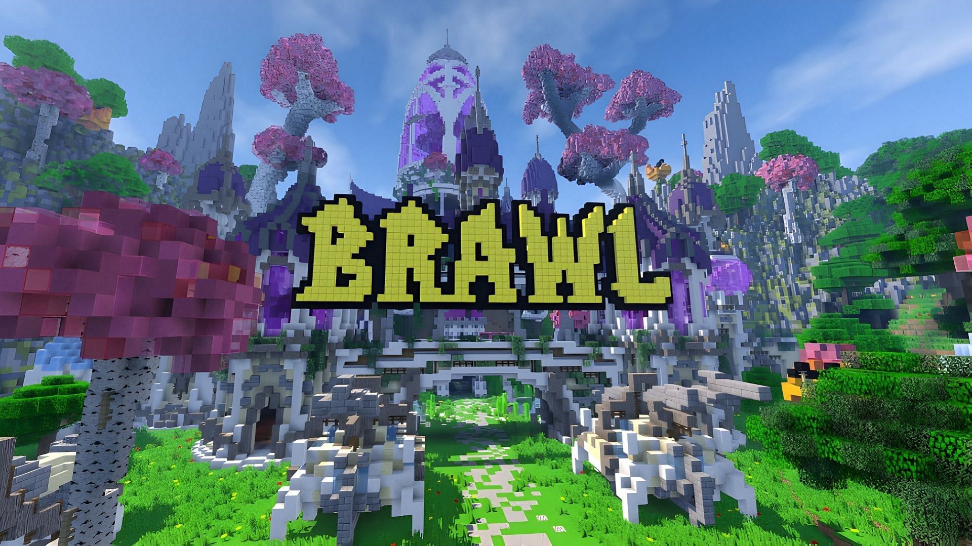 Minecraft players have no shortage of awesome servers to try in 2023 (Image via Brawl Games)