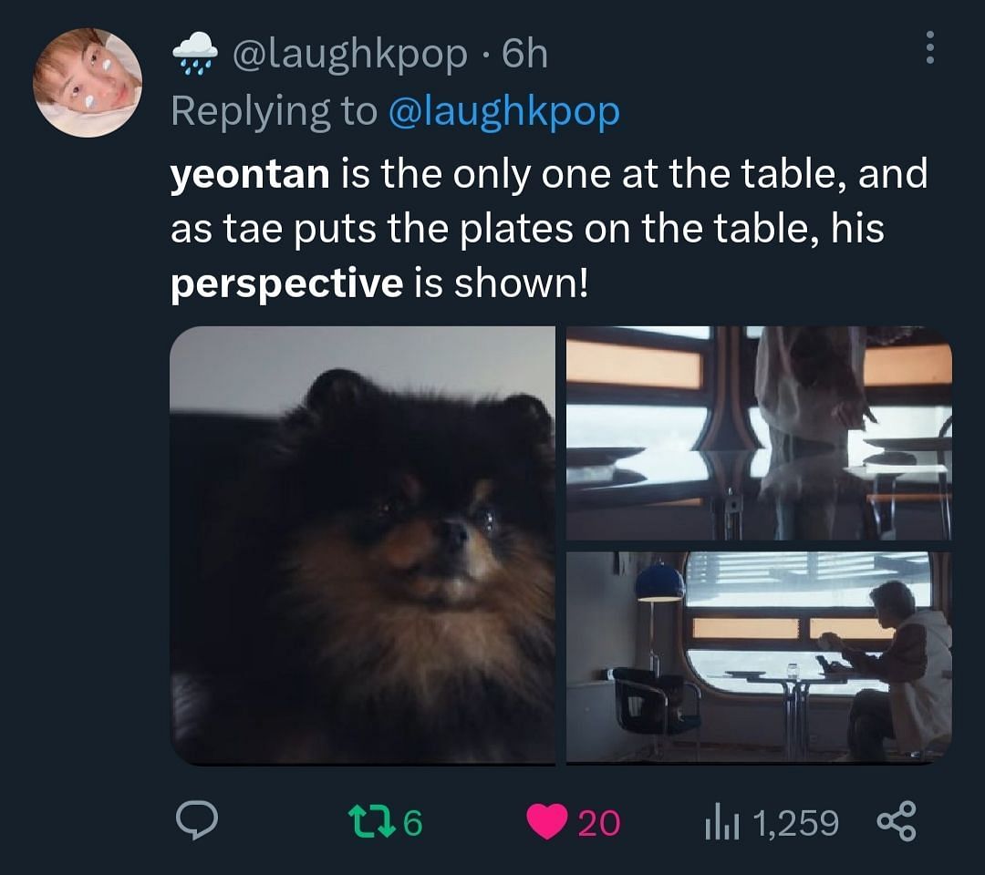 V of BTS and Yeontan give artistic touch in the cozy 'Rainy Days