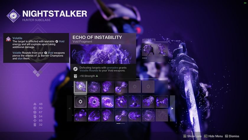 5 Best Destiny 2 Void Fragments for Hunters