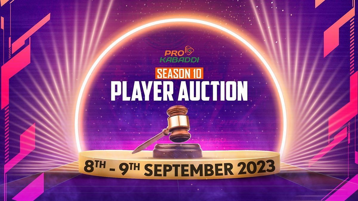 PKL Season 10: Player Auction to take place from 8th to 9th September (PC: Pro Kabaddi Twitter)