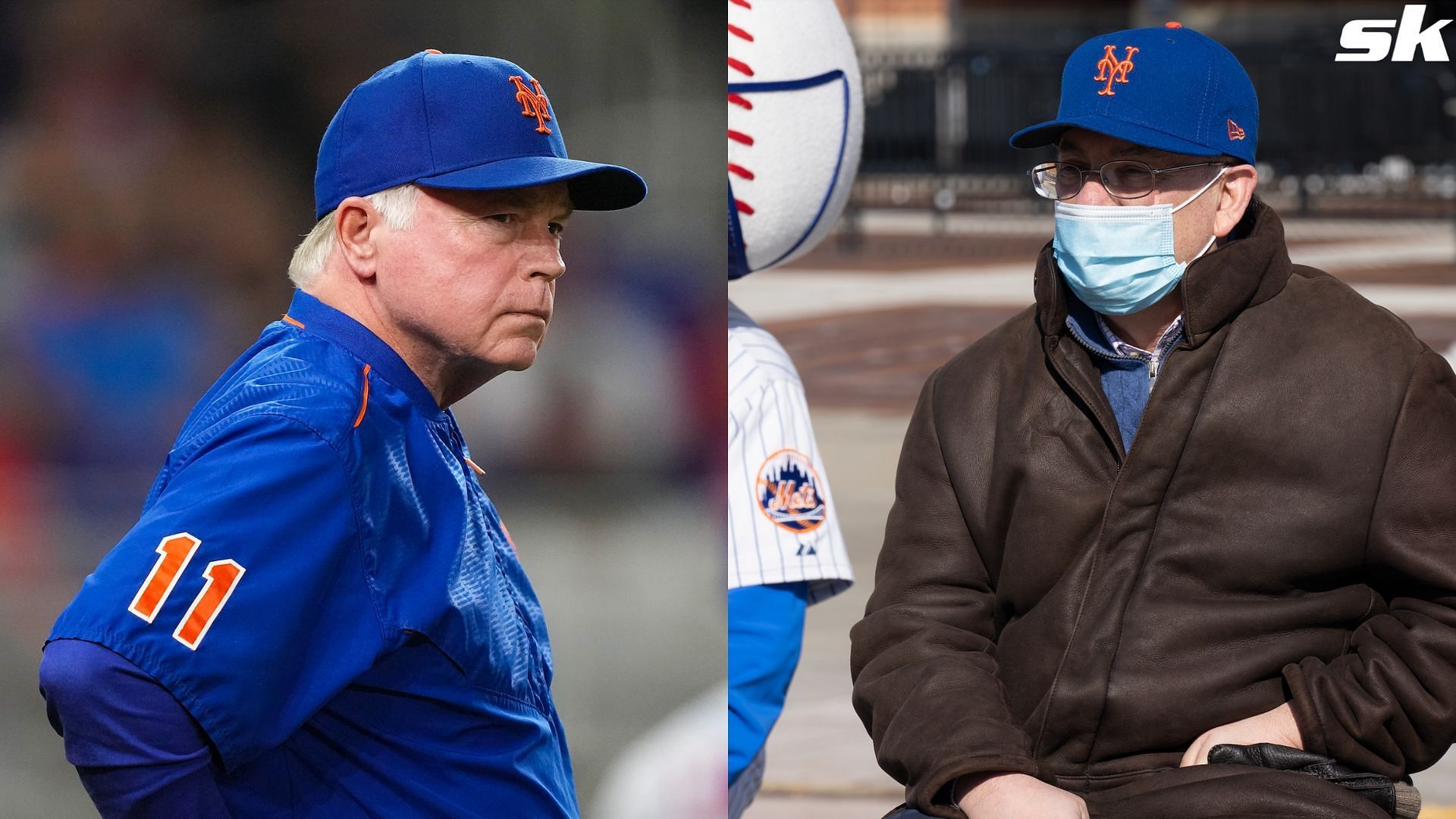 Buck Showalter and Steve Cohen of the New York Mets