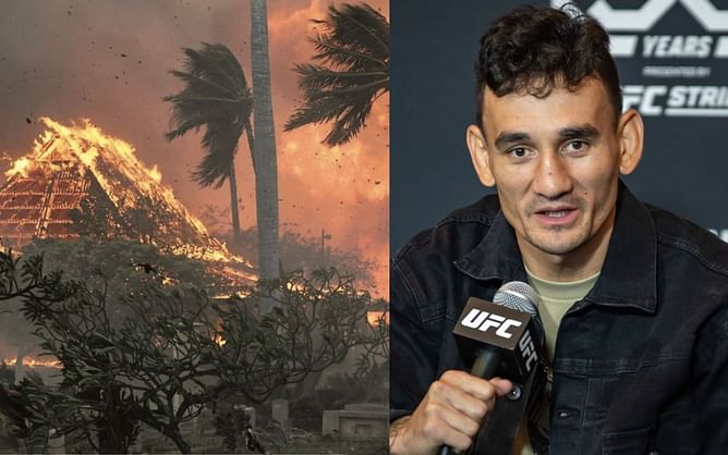 Max Holloway makes emotional plea for families affected by Hawaii wildfires - "The people were let down, the government failed"