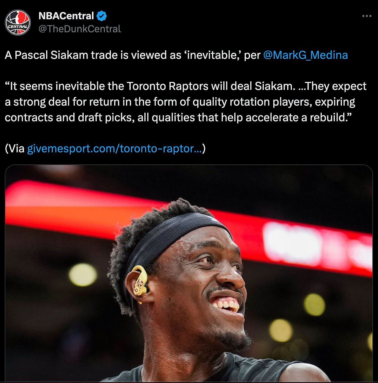 &#039;inevitable&#039; Siakam trade for Toronto Raptors