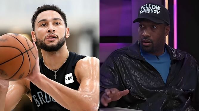 Gilbert Arenas explains why Ben Simmons can't replicate his jump shooting in workouts in actual games: "NBA court, it's bigger"