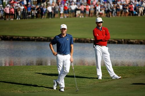 Justin Thomas and Zach Johnson