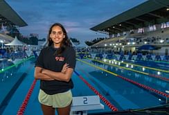 "I was very confident about winning that race" - Suvana Baskar after breaking National Record for 50m backstroke