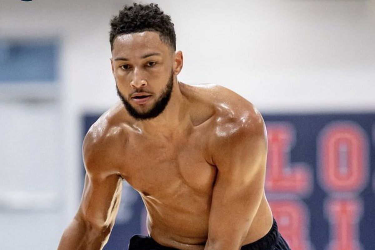 Ben Simmons getting back into game shape