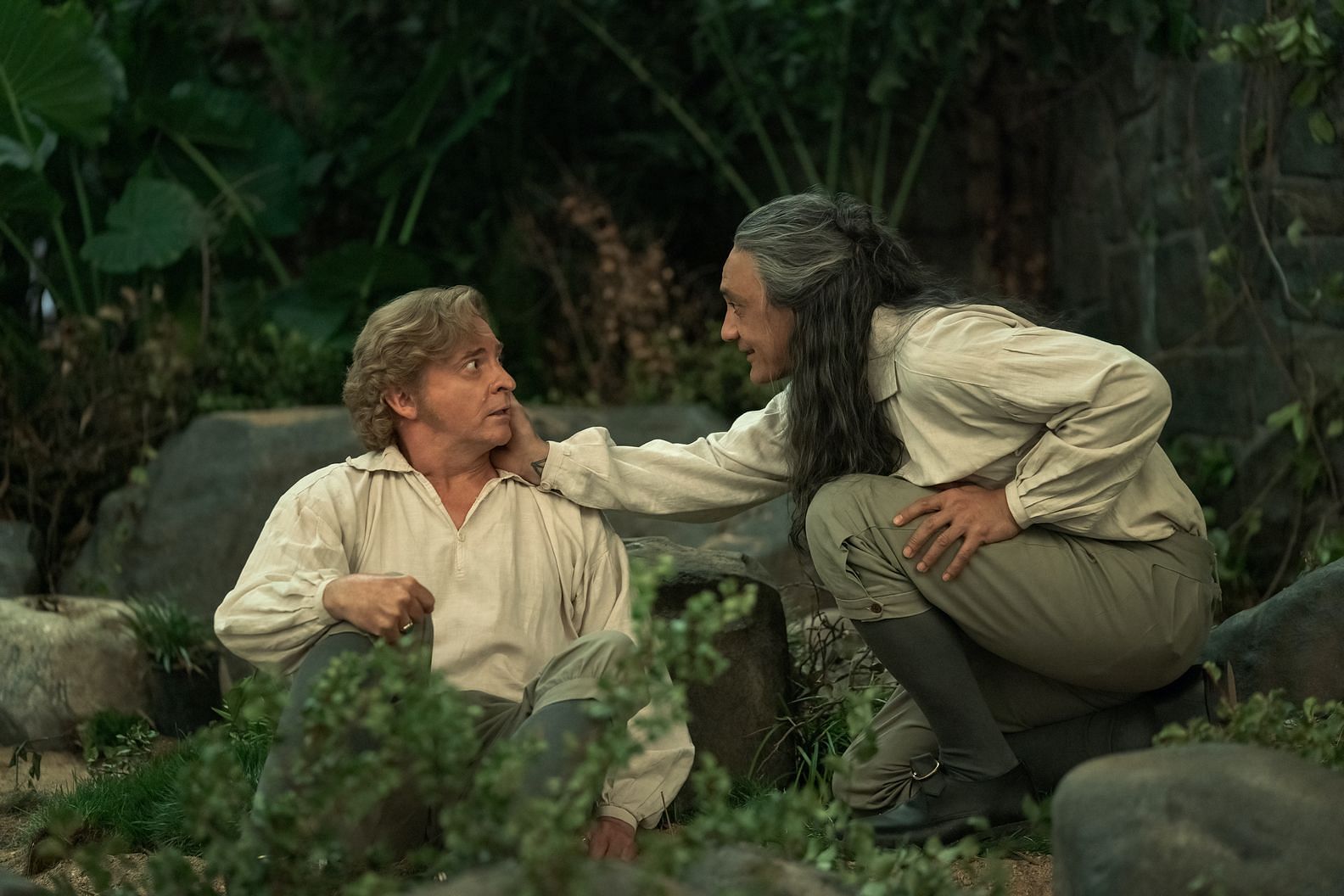 Stede and Blackbeard fall in love in this romance comedy (Image via HBO Max)