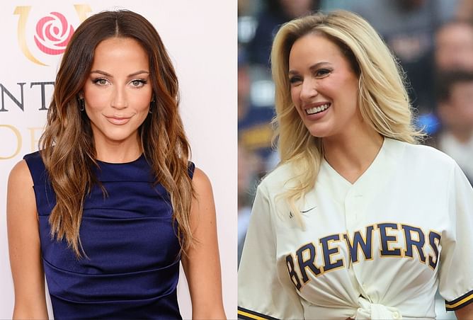 "It's because of you, Paige" - Kay Adams receives 'shocking and crazy' offers from prominent figures to caddy after round with Paige Spiranac