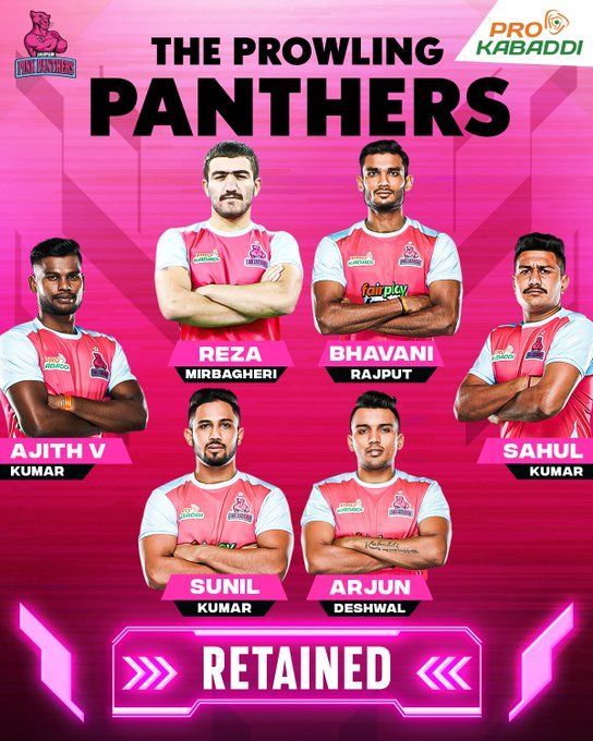 Pro Kabaddi 2023: 3 players Jaipur Pink Panthers might retain ahead of PKL  10