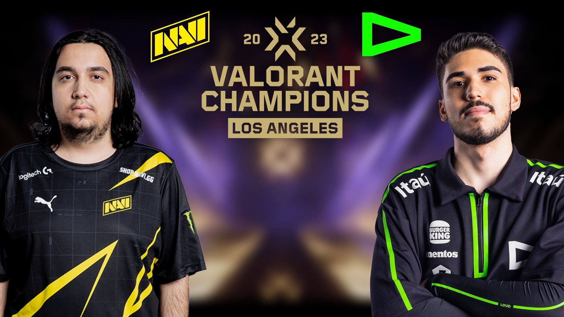 NAVI vs LOUD - Valorant Champions 2023 (Image via Sportskeeda)