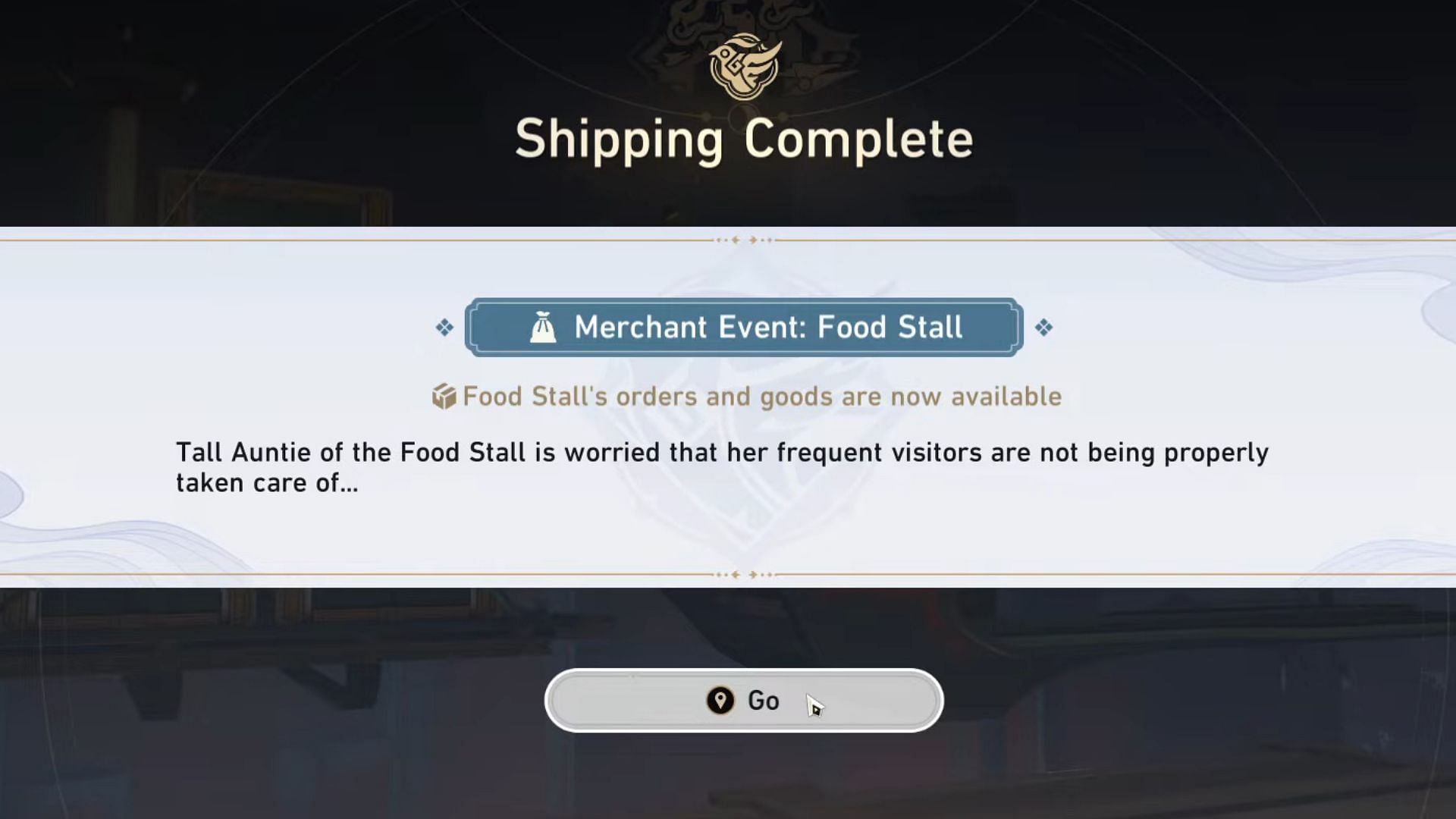 Unlock Merchant Event to open more stalls (Image via HoYoverse)