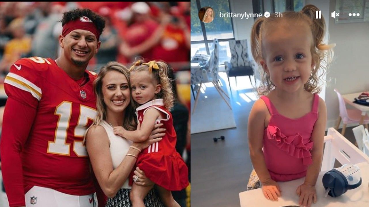 Brittany Mahomes posted a photo of her and Patrick Mahomes