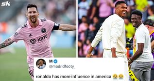 “He knows who the GOAT is” “Messi gonna dunk on him” - Fans react as Giannis hits Cristiano Ronaldo celebration ahead of Nashville vs Inter Miami