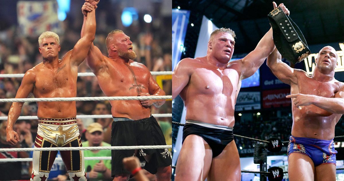 Brock Lesnar surprised fans and WWE officials with his show of respect for Cody Rhodes.