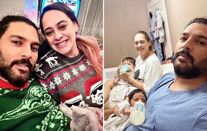 "Sleepless nights have become a lot more joyful" - Yuvraj Singh and Hazel Keech welcome their second child