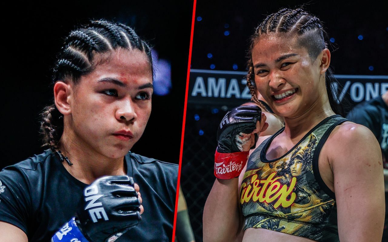 Denice Zamboanga (L) / Stamp Fairtex (R) -- Photo by ONE Championship