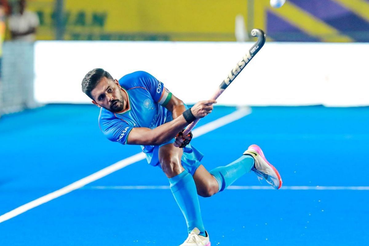 Harmanpreet Singh was a leading goal scorer for India (image: Hockey India)