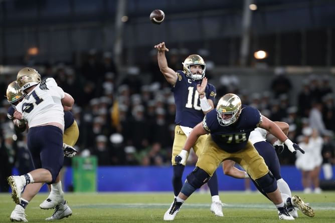 Was Sam Hartman on QB1? Taking a closer look at the QB depth chart of Notre Dame Fighting Irish