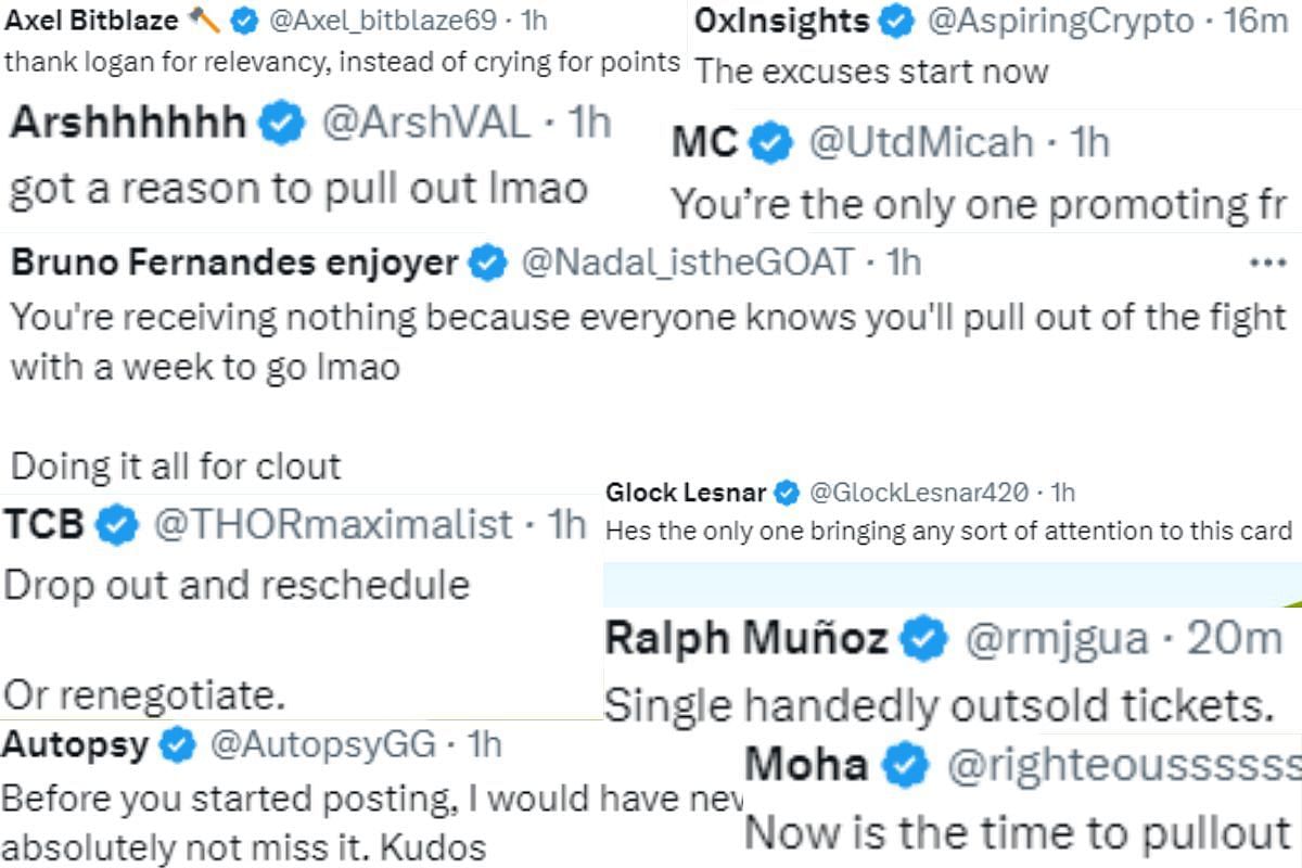 Twitter users comment on Dillon Danis&#039; revelation