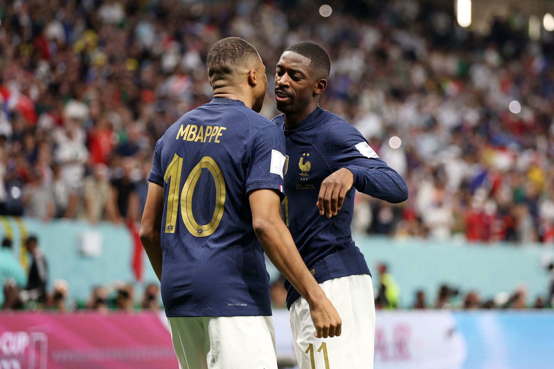 Mbappe branded Dembele as the best young player in the world.