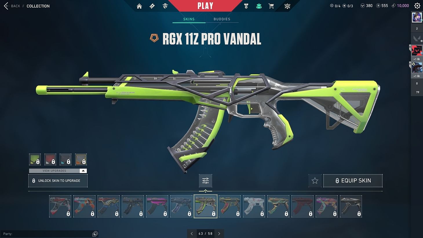 Valorant RGX skins ranked from worst to best