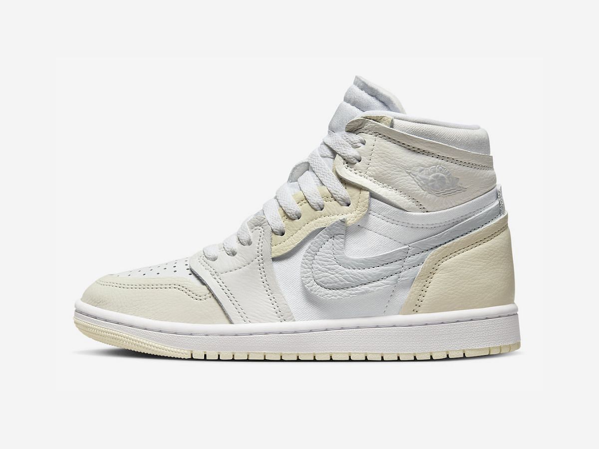 Close look of Nike Air Jordan 1 MM High &ldquo;Coconut Milk&rdquo; sneakers (Image via Twitter/@sneaker_wars)