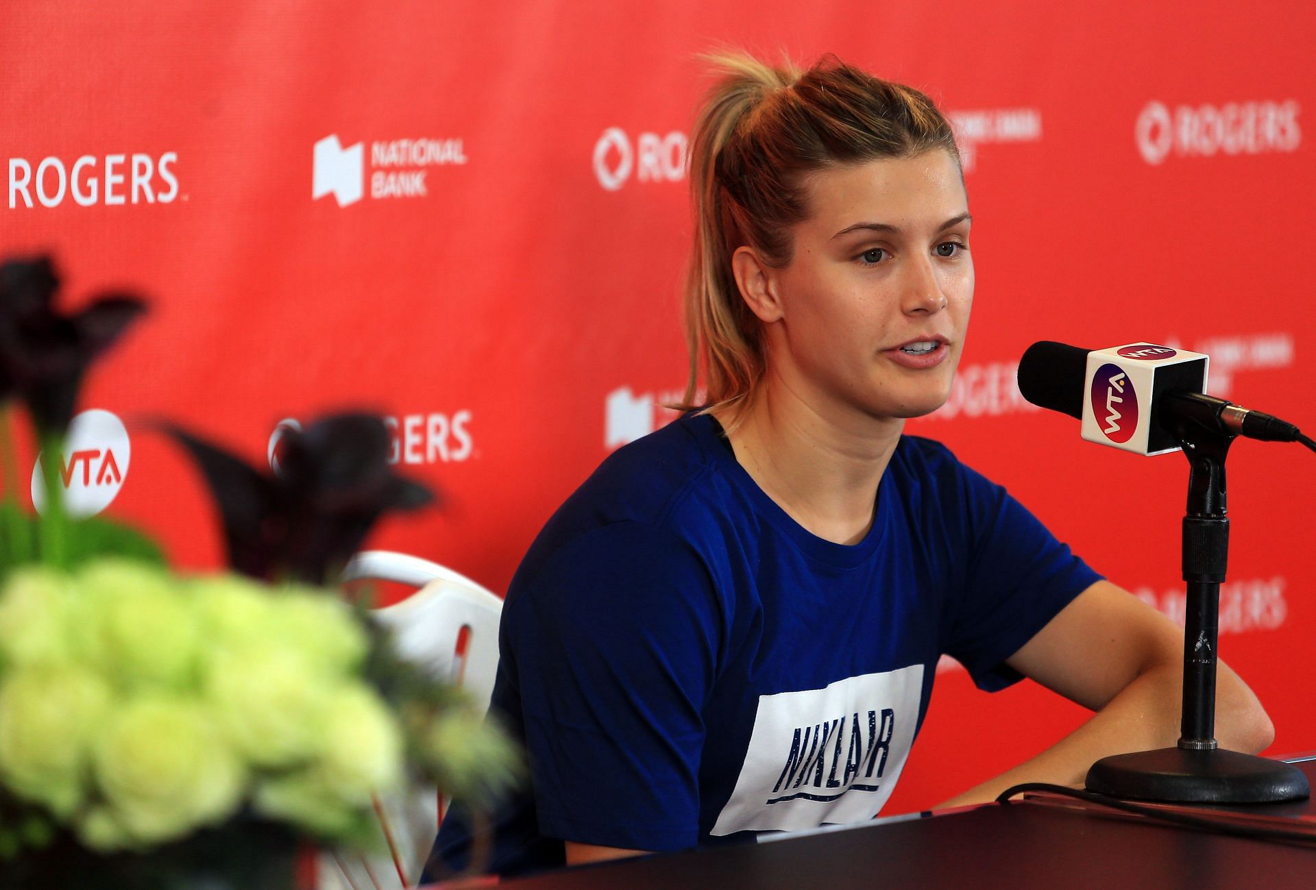 Eugenie Bouchard at the Rogers Cup