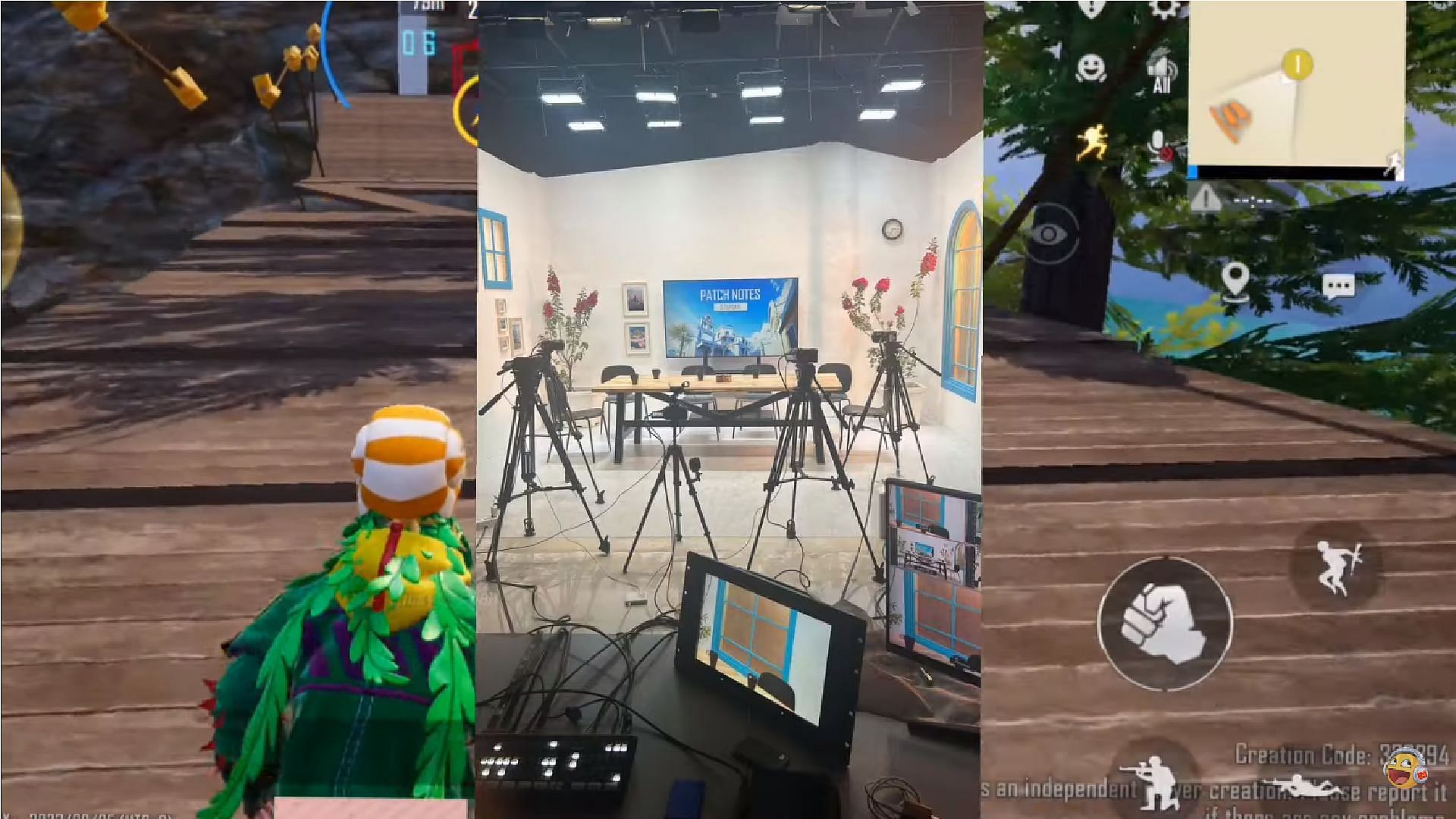 Leaked pictures from the shooting floor confirm the next update (Image via YouTube/Lucky Man)