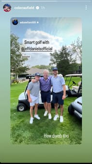 Col Caulfield reposted Fantilli's story