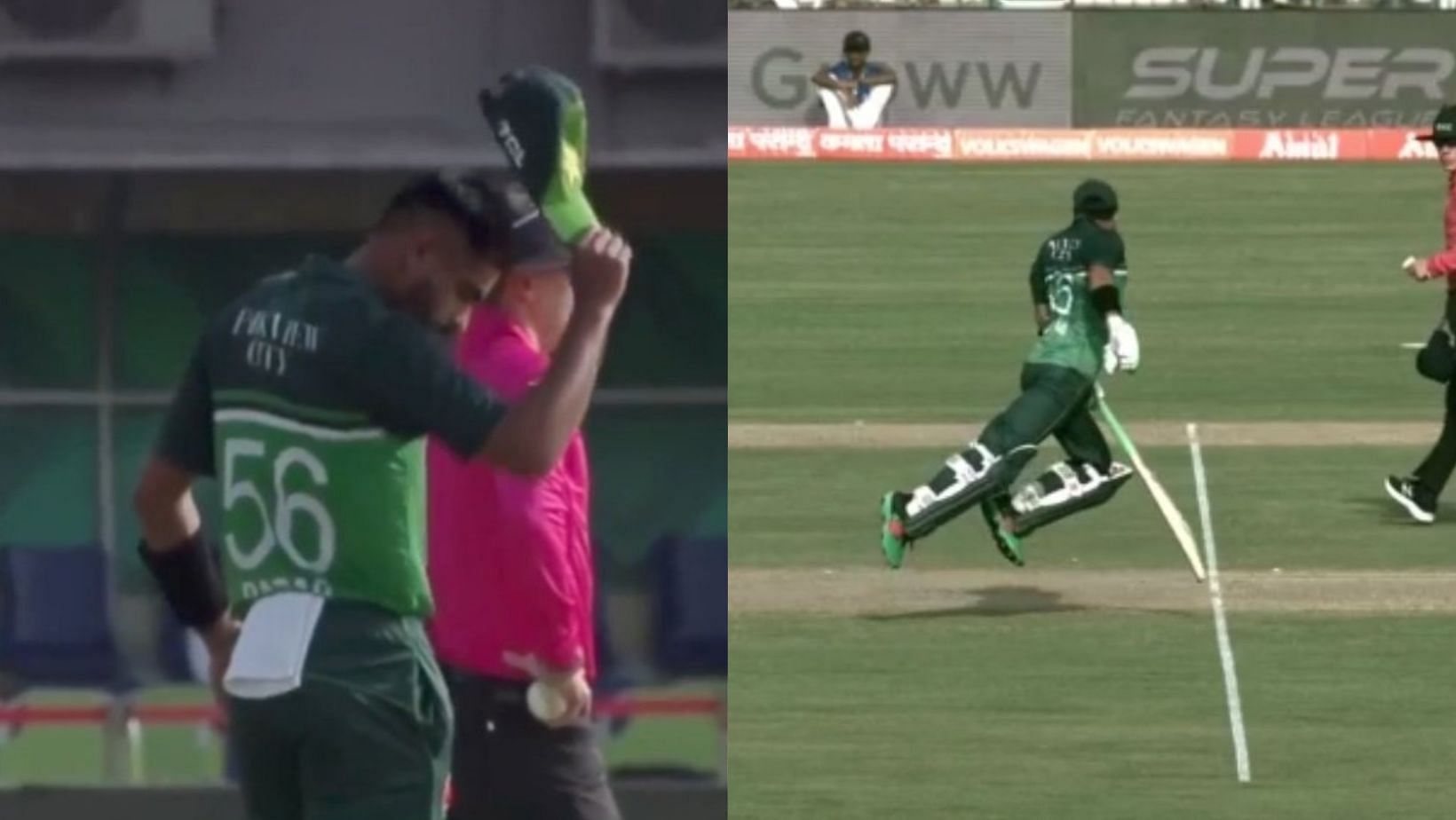 Babar Azam (L) and Mohammad Rizwan.