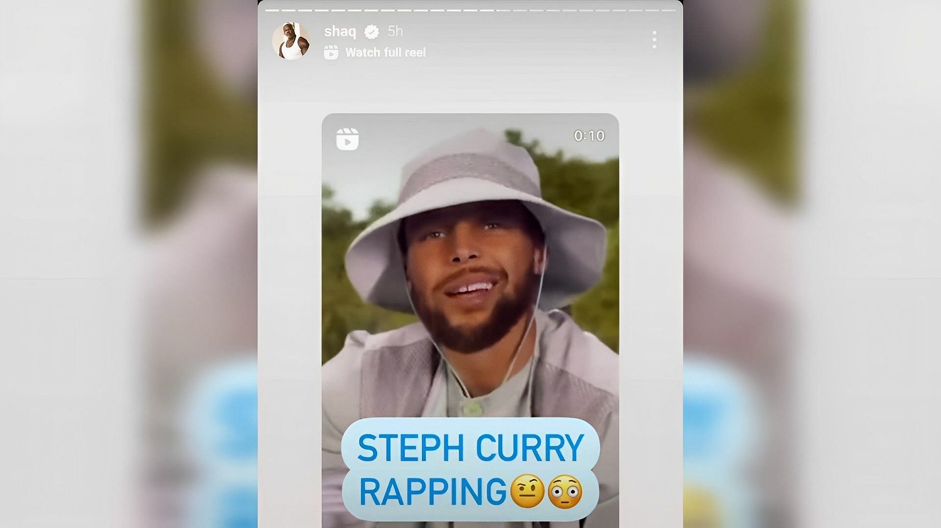 Steph Curry unleashes new talent as rapping skills earn resounding approval from Shaquille O