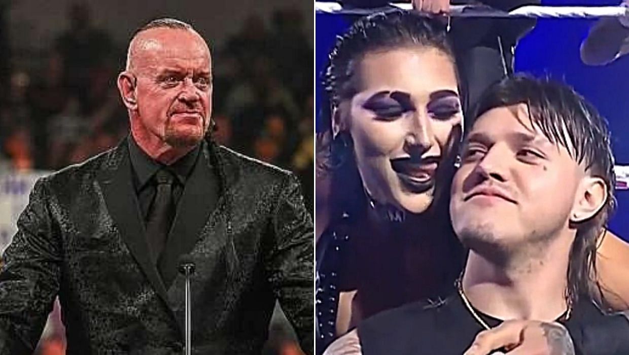 The Undertaker/Rhea Ripley and Dirty Dom