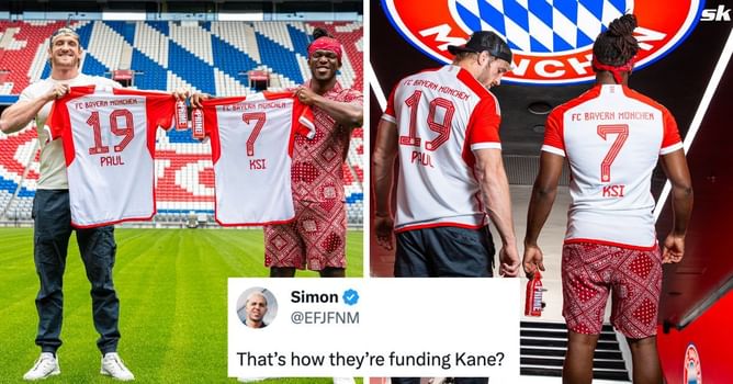 “Just in time for Harry Kane” - Fans react as KSI and Logan Paul’s Prime becomes Bayern’s sponsor following Arsenal and Barcelona