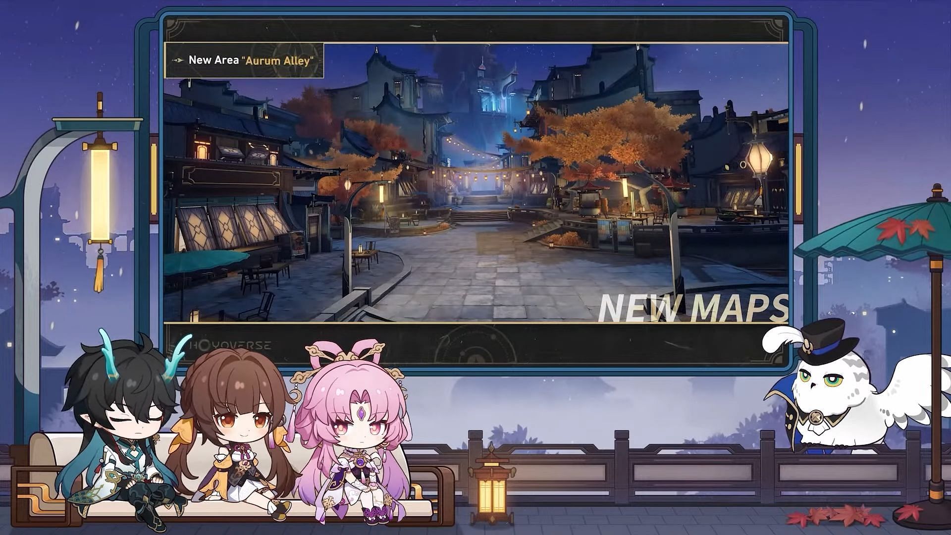 New area Aurum Alley (Image via Honkai Star Rail YouTube channel)