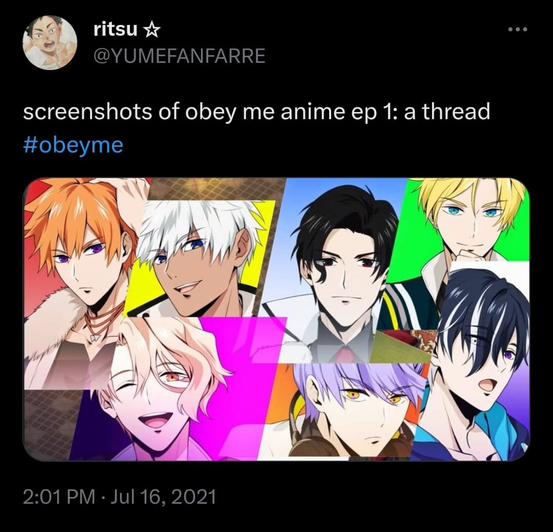Obey Me Anime Based on Shall We Date Game Heading to Funimation