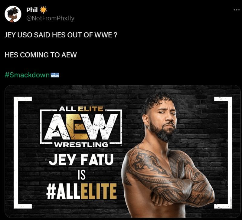 "HES COMING TO AEW," "I Hope He Doesn’t Leave Completely" - Twitter ...