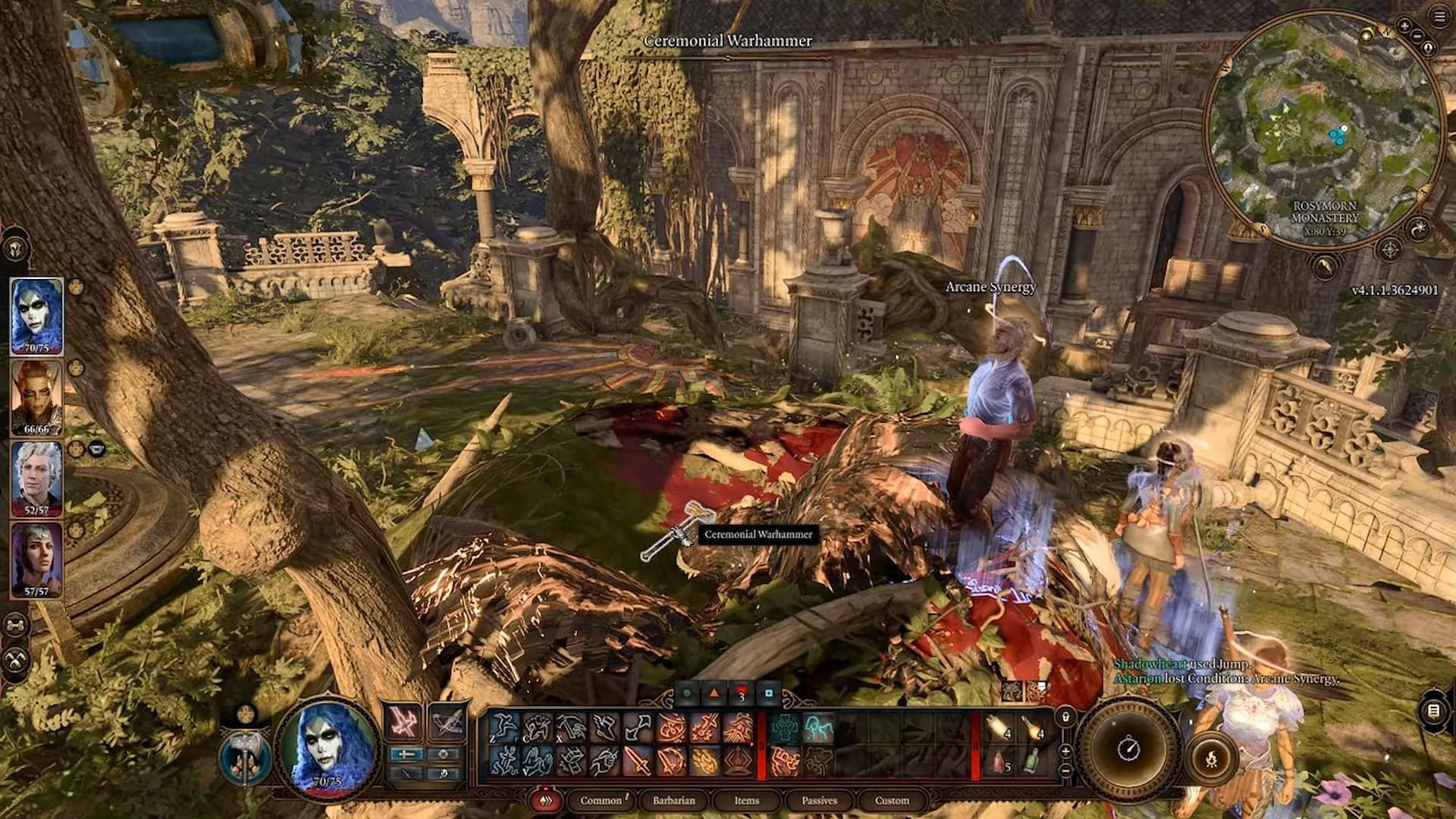 Find the Ceremonial Warhammer in the eagle&#039;s nest (Image via Larian Studios)