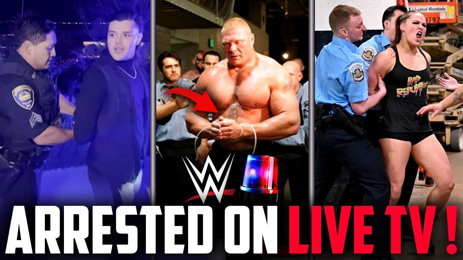 Times when WWE Superstars were arrested on TV