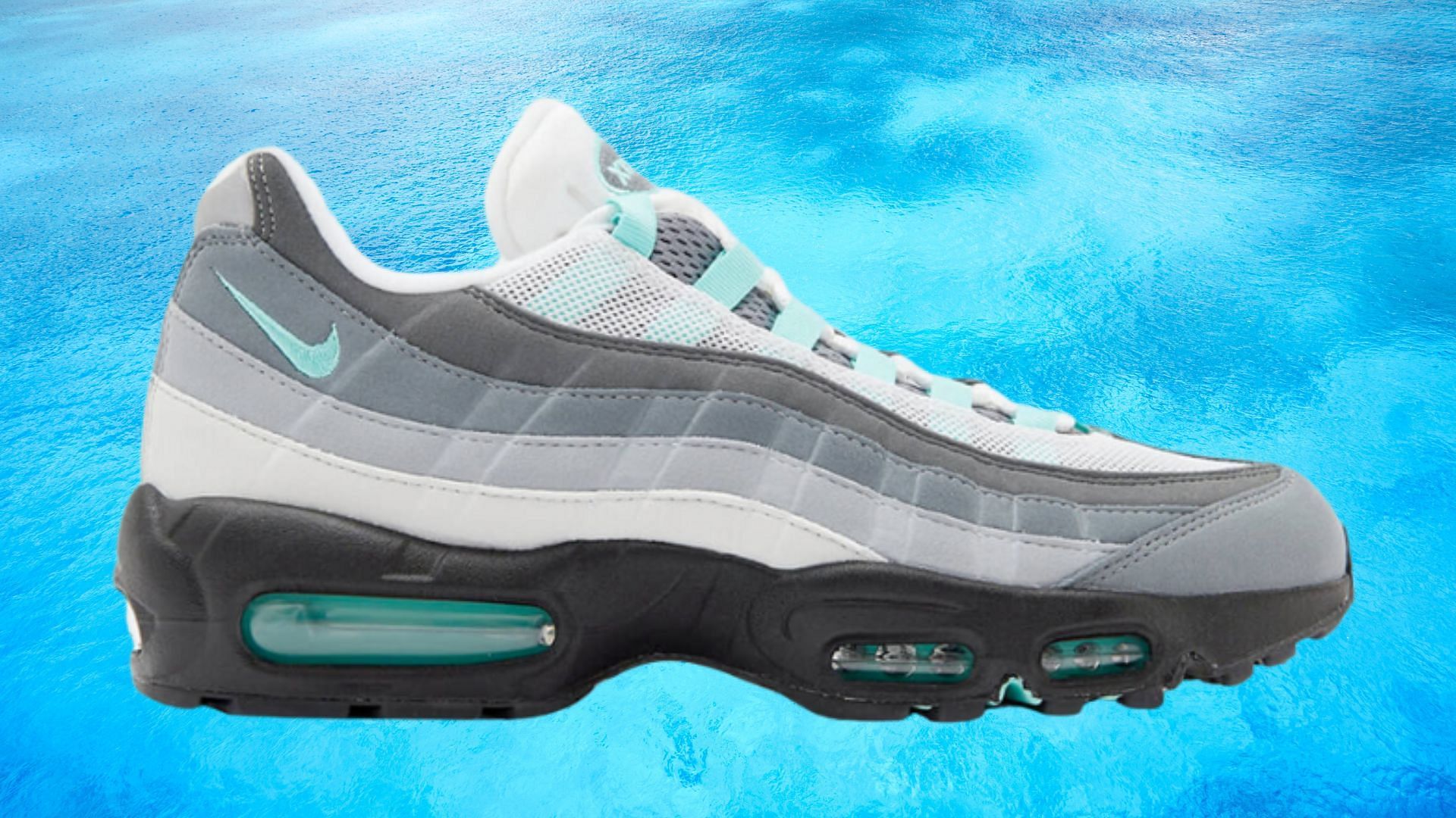 Folkeskole Delvis licens Nike: Nike Air Max 95 "Grey Hyper Turquoise" shoes: Where to get, price,  and more details explored