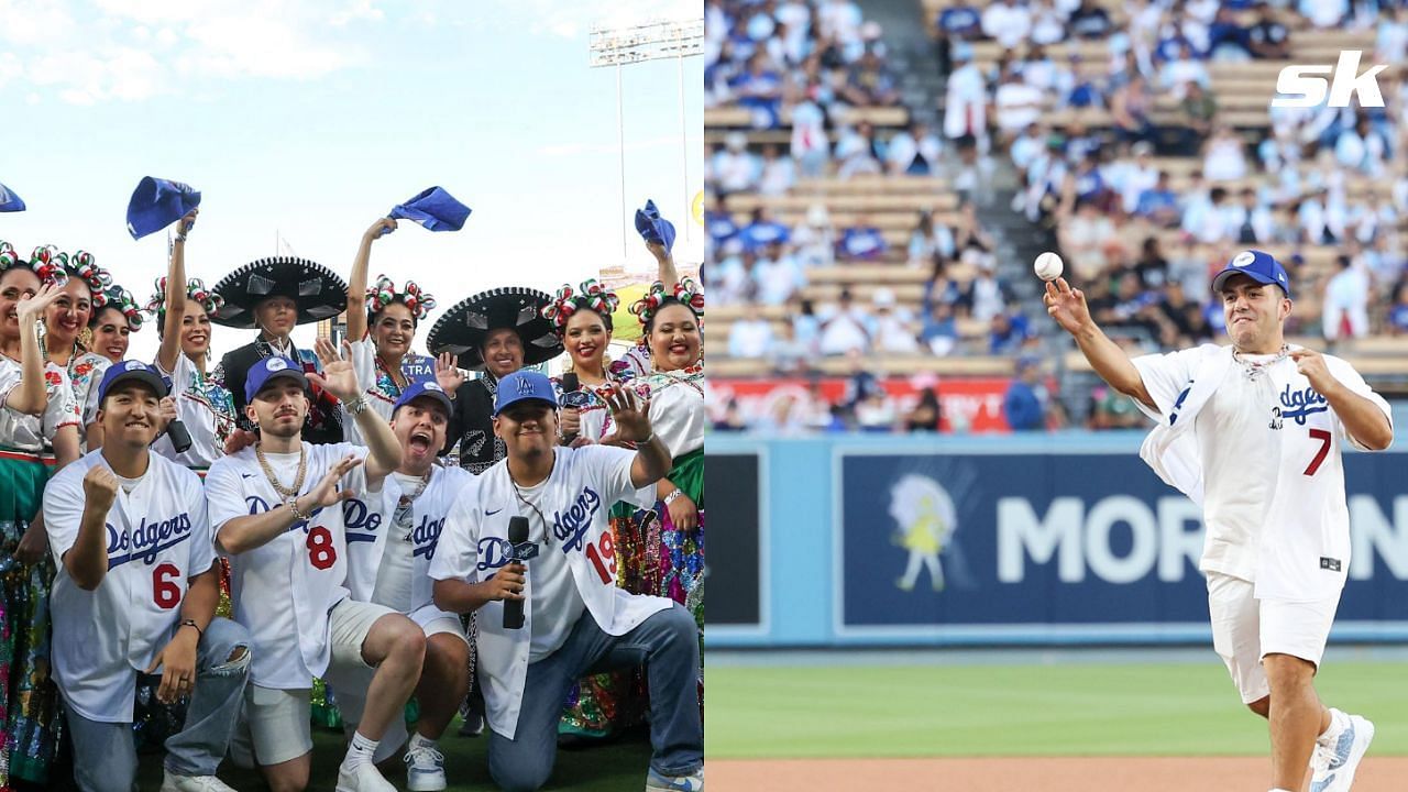 Who are Eslabon Armado? Meet the Mexican musical group who threw first  pitch at Dodger Stadium for Heritage Night