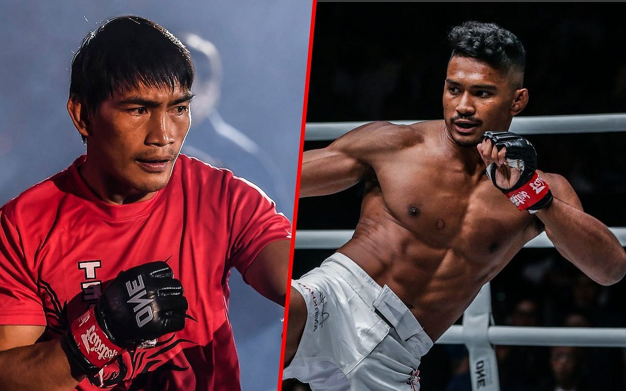 Eduard Folayang (left) and Amir Khan (right).